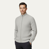 Men's Merino Wool Zip Up Cardigan | Premium Comfort, Timeless Style