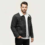 Men's Fleece Lined Denim Jacket | Warm, Classic Style
