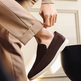 Men's Suede Slip On Loafers | Lightweight Casual Comfort