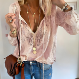 Boho V-Neck Blouse | Effortless Elegance, Free-Spirited Style