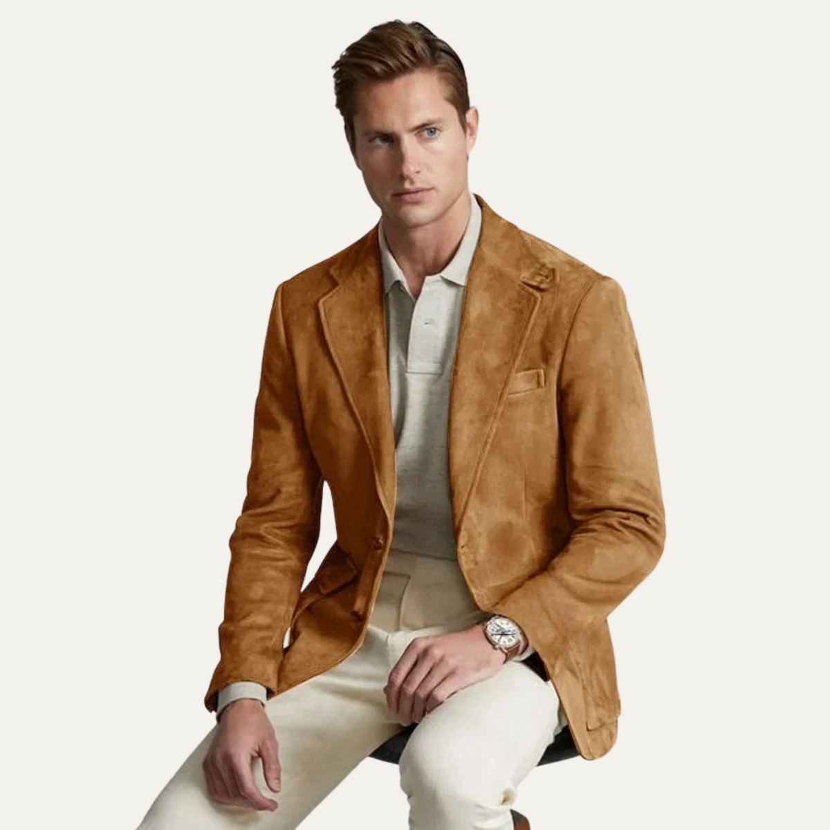 Men's Suede Blazer | Classic Comfort & Timeless Style