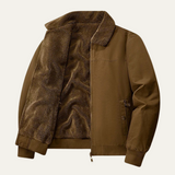 Men's Reversible Bomber Jacket | Fleece Lined Warmth & Versatile Style