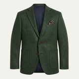Men's Herringbone Wool Blazer | Classic Professional Style