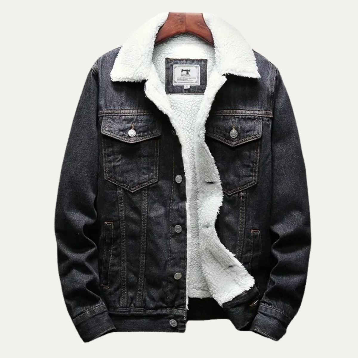 Men's Fleece Lined Denim Jacket | Warm, Classic Style