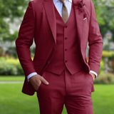 Three-Piece Slim Fit Suit | Timeless Tailoring, Modern Confidence