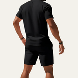 Men's Summer Polo Shirt and Shorts Set | Casual Comfort Style