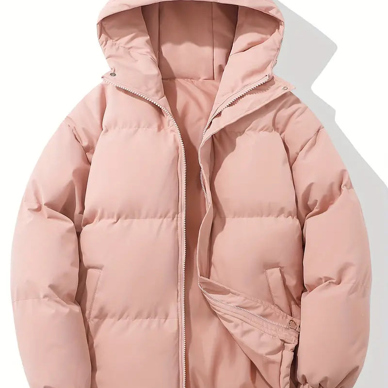 Women's Hooded Puffer Jacket | Warm & Cozy Winter Style