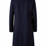 Men's Long Tailored Coat – Smart Winter Overcoat for Formal Wear
