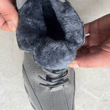 Men's Waterproof Winter Shoes - Warm Cold Weather Boots