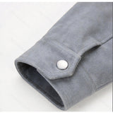 Men's Relaxed-Fit Collared Utility Jacket - Pocketed Layer