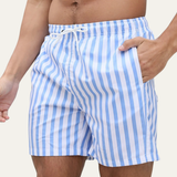 Men's Striped Swim Shorts | Premium Comfort, Beach-Ready Style
