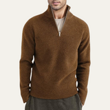 Men's Quarter Zip Sweater | Classic Comfort & Casual Style