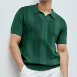 Men's Knitted Polo Shirt | Breathable Comfort, Timeless Style