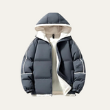 London Men's Waterproof Puffer Jacket | Luxury Winter Warmth & Urban Style