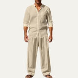 Men's Linen Two Piece Set | Effortless Summer Style