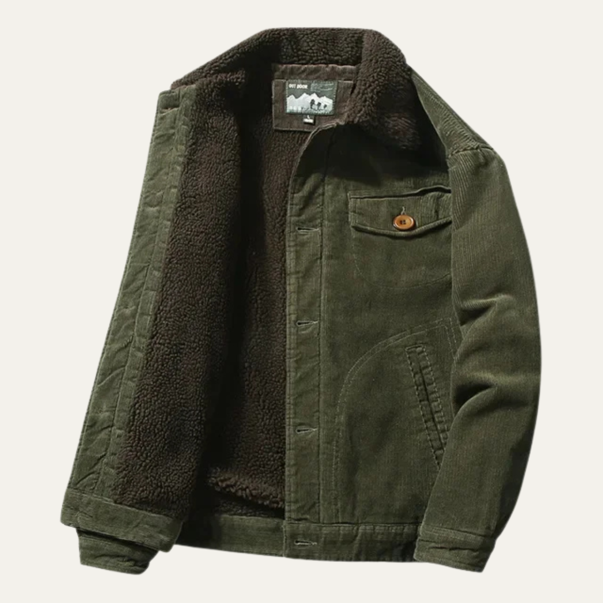 Men's Winter Corduroy Jacket | Classic Warmth, Timeless Style
