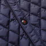 Men's Quilted Jacket with Stand Collar – Padded Winter Outerwear
