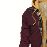 Men's Hooded Zip-Up Jacket – Casual Urban Outerwear for Autumn