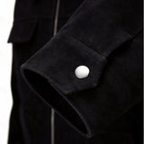 Men's Relaxed-Fit Collared Utility Jacket - Pocketed Layer