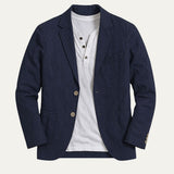 Cotton Summer Blazer Men | Breathable Wedding Guest Style