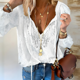 Boho V-Neck Blouse | Effortless Elegance, Free-Spirited Style