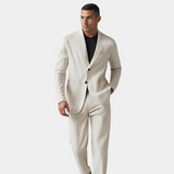 Men's Elegant Linen Two-Piece Set | Sophisticated Summer Style