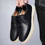 Men's Leather Look Sneakers | Comfortable, Stylish