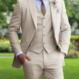 Three-Piece Slim Fit Suit | Timeless Tailoring, Modern Confidence