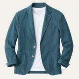 Men's Linen Summer Blazer | Breathable Elegance for Weddings