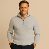 Men's Quarter Zip Sweater | Premium Merino Wool Comfort