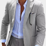 Men's Striped Summer Suit | Lightweight Coordinated Style
