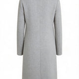 Men's Long Tailored Coat – Smart Winter Overcoat for Formal Wear