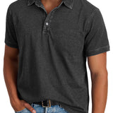 Men's Classic Polo Shirt – Refined Fit Short Sleeve Casual Top