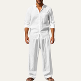 Men's Linen Two Piece Set | Effortless Summer Style