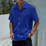 Men's Summer Button-Up Shirt | Casual Streetwear Style