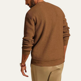 Men's Winter Sweaters | Casual Textured Crew Neck Comfort