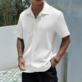 Men's Lightweight Button-Up Shirt | Breathable Streetwear Style