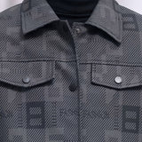 Men's Trucker Jacket – Textured Classic Casual Layering Jacket