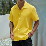 Men's Lightweight Button-Up Shirt | Breathable Streetwear Style