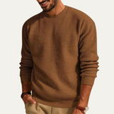 Men's Winter Sweaters | Casual Textured Crew Neck Comfort