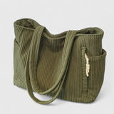 Ribbed Handbag | Textured Sophistication, Modern Versatility