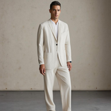 Men's Elegant Linen Two-Piece Set | Sophisticated Summer Style