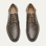 Men's Oxford Leather Sneakers | Casual Comfort, Two-Tone Style