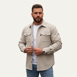 Men's Cotton Blend Button Up Shirt | Modern Comfort, Classic Style