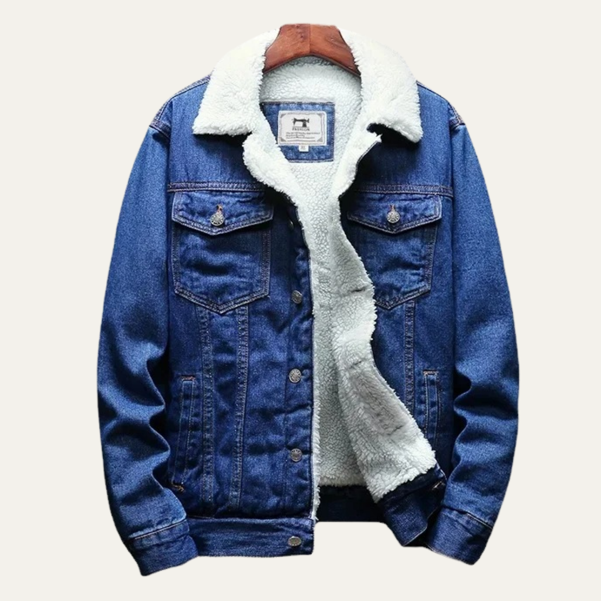 Men's Fleece Lined Denim Jacket | Warm, Classic Style