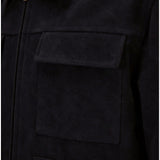 Men's Relaxed-Fit Collared Utility Jacket - Pocketed Layer