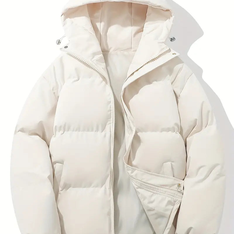 Women's Hooded Puffer Jacket | Warm & Cozy Winter Style