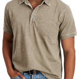 Men's Classic Polo Shirt – Refined Fit Short Sleeve Casual Top