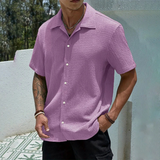 Men's Lightweight Streetwear Button-Up Shirt | Breathable Summer Style