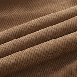 Men's Ribbed Fleece-Lined Jacket – Textured Warm Layering Style